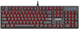 Клавиатура Defender Quest Gk-596 механическая черный USB Multimedia for gamer LED (45596)