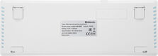 Клавиатура Defender Amox GK-585 механическая белый/бирюзовый USB Multimedia LED (45585) кабель 1.8м Клавиатура Defender Amox GK-585 механическая белый/бирюзовый USB Multimedia LED (45585) кабель 1.8м