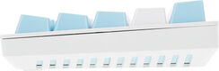 Клавиатура Defender Amox GK-585 механическая белый/бирюзовый USB Multimedia LED (45585) кабель 1.8м Клавиатура Defender Amox GK-585 механическая белый/бирюзовый USB Multimedia LED (45585) кабель 1.8м