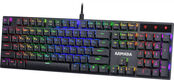 Клавиатура Defender Armada GK-004 механическая черный USB Multimedia LED (45004) кабель 1.8м Клавиатура Defender Armada GK-004 механическая черный USB Multimedia LED (45004) кабель 1.8м