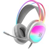 Наушники с микрофоном Defender Eclipse белый 2.4м накладные USB оголовье (62440)