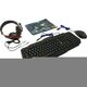 Наушники с микрофоном Defender Target MKP-350 черный/красный 1.8м накладные оголовье (52350)