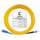Cabeus FOP(s)-9-SC-ST-5m Шнур оптический simplex SC-ST 9/125 sm 5м LSZH