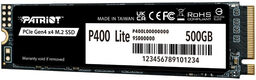 Накопитель SSD Patriot PCIe 4.0 x4 500GB P400LP500GM28H P400 M.2 2280 Накопитель SSD Patriot PCIe 4.0 x4 500GB P400LP500GM28H P400 M.2 2280