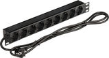 LANMASTER
Блок распределения питания Rem NM-PD16A-9XSH-2.0 гор.размещ. 9xSchuko базовые 16A Schuko 2м