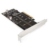 Переходник ExeGate EXE-597E2 (2 x M.2 M key -> PCI-E x8 v3.0 Exegate EX298298RUS