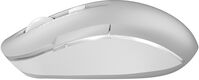 Мышь A4Tech Fstyler FB26CS Air2 серебристый/белый оптическая 2000dpi silent беспров. BT/Radio USB для ноутбука 4but (FB26CS AIR2 ICY WHITE)