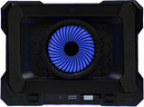 Подставка для ноутбука Digma D-NCP190-1x100RGB 19" 428x316x58мм 52дБ 2xUSB 1x 140ммFAN 1280г Fan-control металл/ пластик черный