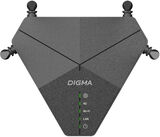 Роутер беспроводной Digma DWR-N302LTE N300 10/ 100BASE-TX/ 3G/ 4G cat. 4 черный