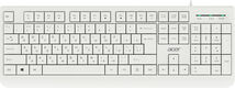 Клавиатура + мышь Acer OCC400 клав:белый мышь:белый USB (ZL.ACCCC.014)