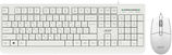 Клавиатура + мышь Acer OCC400 клав:белый мышь:белый USB (ZL.ACCCC.014)