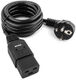 Шнур питания NTSS NTSS-PC19772 C19-Schuko проводник.:3x1.5мм2 3м 220/250В 16А черный Шнур питания NTSS NTSS-PC19772 C19-Schuko проводник.:3x1.5мм2 3м 220/250В 16А черный