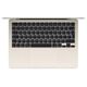 Apple MacBook Air 13-inch 2025 [MW103LL/A] (КЛАВ.РУС.ГРАВ.) Starlight 13.6