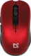Мышь Defender Gassa MM-105 красный оптическая 1600dpi silent беспров. USB 5but (52103)