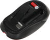 Мышь Defender Gassa MM-105 красный оптическая 1600dpi silent беспров. USB 5but (52103)