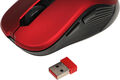 Мышь Defender Gassa MM-105 красный оптическая 1600dpi silent беспров. USB 5but (52103)
