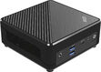 Неттоп MSI Cubi N ADL-037XRU N100 (0.8) 8Gb SSD256Gb UHDG без ОС 2xGbitEth WiFi BT 65W черный (9S6-B0A911-272)