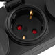 Сетевой фильтр Buro 400MDP-3-B 3м (4 розетки) черный (коробка)