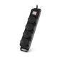 Сетевой фильтр Buro 400MDP-3-B 3м (4 розетки) черный (коробка)