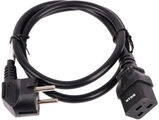 Шнур питания NTSS NTSS-PC19771 C19-Schuko проводник.:3x1.5мм2 1.8м 220/ 250В 16А черный