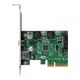Exegate EX298303RUS Контроллер ExeGate EXE-313-1A1C (PCI-E x4 v3.0, USB3.2 Gen2 1xType-A + 1xType-C ext., SuperSpeed+ скорость до 10 Гбит/с, разъем доп.питания, ASMedia Chipset ASM3142)