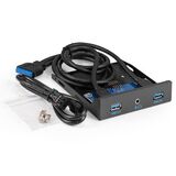 Планка USB на переднюю панель ExeGate U3H-627S Exegate EX298351RUS