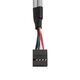 Exegate EX298294RUS Планка портов в корпус 2xUSB2.0 ExeGate BrctUSB2-2A (USB 2.0 9pin (IDC 9pin F) --> 2x USB 2.0 Af