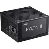 XPG Pylon II 550 (ATX 2.52, 550W, PWM 120mm FDB fan, Active PFC, DC to DC, 80+ BRONZE, Japanese main capacitor) RET PYLONII550B-BKCEU