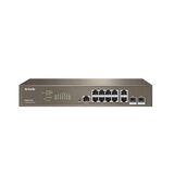 Коммутатор L3 управляемый в стойку 10-Ports 10/ 100/ 1000Base-T + 2-Ports 1000 Base-X SFP TENDA TEG5312F