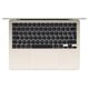 Apple MacBook Air 13-inch 2025 [MW103HN/A] (КЛАВ.РУС.ГРАВ.) Starlight 13.6