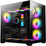 Корпус Bloody CC-122 черный без БП ATX 10x120mm 1xUSB2.0 1xUSB3.0 audio CC-122-BK