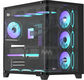 Корпус Formula Crystal U2 Floe черный без БП ATX 1xUSB2.0 1xUSB3.0 1xUSB3.1 audio bott PSU