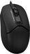 Мышь A4Tech Fstyler FM12T черный оптическая 1200dpi USB для ноутбука 2but (FM12T BLACK)