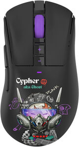 Мышь A4Tech Bloody R73 Pro черный/ рисунок оптическая 26000dpi беспров. USB-C 7but (R73 PRO CYPHER GHOST)