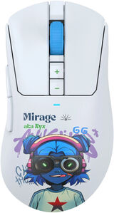 Мышь A4Tech Bloody R73 Ultra Duo белый/ рисунок оптическая 20000dpi беспров. USB/ USB-C 7but (R73 ULTRA DUO NYX MIRAGE)