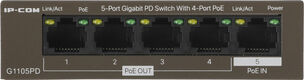 Коммутатор IP-Com G1105PD (L2) 5x1Гбит/с 4PoE 30W неуправляемый