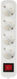 Сетевой удлинитель Defender S450 5м (4 розетки) белый (пакет ПЭ) Сетевой удлинитель Defender S450 5м (4 розетки) белый (пакет ПЭ)