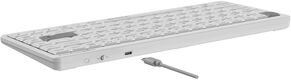 Клавиатура A4Tech Fstyler FBX53C белый USB беспроводная BT/Radio slim Multimedia (FBX53C)