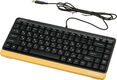 Клавиатура + мышь A4Tech Fstyler F1110 клав:черный/желтый мышь:черный/желтый USB Multimedia (F1110 BUMBLEBEE)