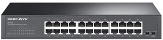 Mercusys MS124GS Коммутатор с 24 гигабитными портами для размещения на столе или в стойке Mercusys MS124GS Коммутатор с 24 гигабитными портами для размещения на столе или в стойке