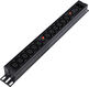 Блок распределения питания Powercom PDU-16A-type 1 (PDU-16AV14-12C3-C9-C2-2G) Блок распределения питания Powercom PDU-16A-type 1 (PDU-16AV14-12C3-C9-C2-2G)