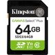 Флеш карта SDXC 64GB Kingston SDS3/64GB Canvas Select Plus w/o adapter Флеш карта SDXC 64GB Kingston SDS3/64GB Canvas Select Plus w/o adapter