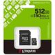 Флеш карта microSDXC 512GB Kingston SDCS3/512GB Canvas Select Plus + adapter Флеш карта microSDXC 512GB Kingston SDCS3/512GB Canvas Select Plus + adapter