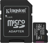 Флеш карта microSDXC 512GB Kingston SDCS3/ 512GB Canvas Select Plus + adapter SDCS3/512GB