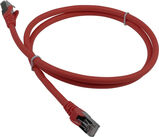 Патч-корд Lanmaster LAN-PC45/ S6A-0.5-RD S/ FTP RJ-45 вил.-вилка RJ-45 кат.6A 0.5м красный LSZH LAN-PC45/S6A-0.5-RD
