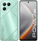 Смартфон Tecno Pova 7 5G 256Gb 8Gb зеленый моноблок 3G 4G 6.8" 1080x2460 Android 14 50Mpix 802.11 a/ b/ g/ n/ ac NFC GPS GSM900/ 1800 Protect LJ7 256+8 OASIS GREEN&nbsp;<img style='position: relative;margin:0' src='/image/only_to_order_edit.gif' alt='На заказ' title='На заказ' />