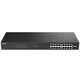 Коммутатор D-Link DGS-1018P DGS-1018P/B1A 16x1Гбит/с 2SFP 16PoE 240W неуправляемый