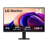 Монитор LG 23.8" UltraFine 24U631A-B черный IPS LED 5ms 16:9 HDMI матовая 1000:1 250cd 178гр/ 178гр 2560x1440 100Hz Quad 2K (1440p) USB 3.6кг 24U631A-B.ARUQ