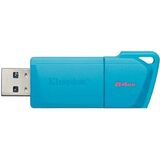 Kingston USB Drive 64GB USB 3.2 DT Exodia M DTXM - NEON (AQUA BLUE)&nbsp; KC-U2L64-7LB
