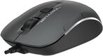 Мышь A4Tech Fstyler FM26S серый/черный оптическая 1600dpi silent USB для ноутбука 4but (FM26S USB (SMOKY GREY))